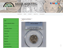 Tablet Screenshot of kedziekoins.net